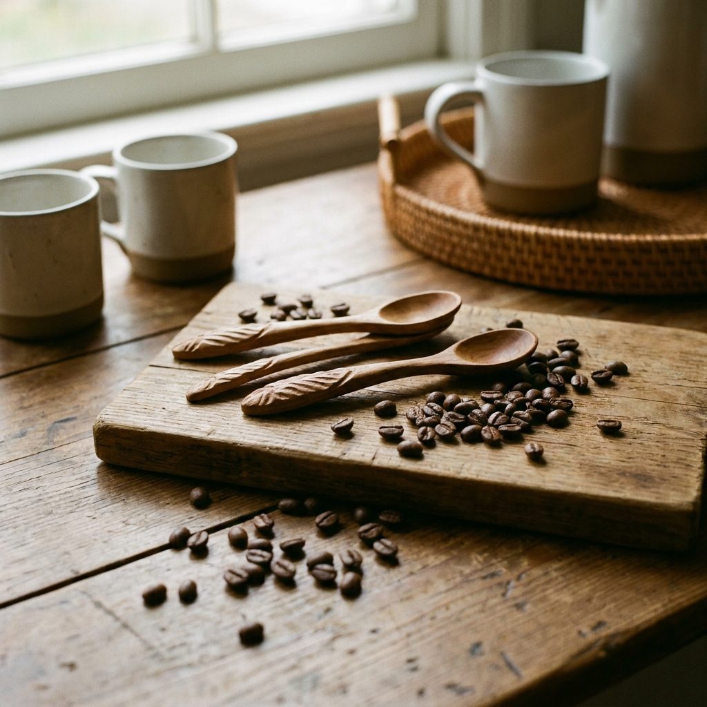 cuillere a cafe bois Image