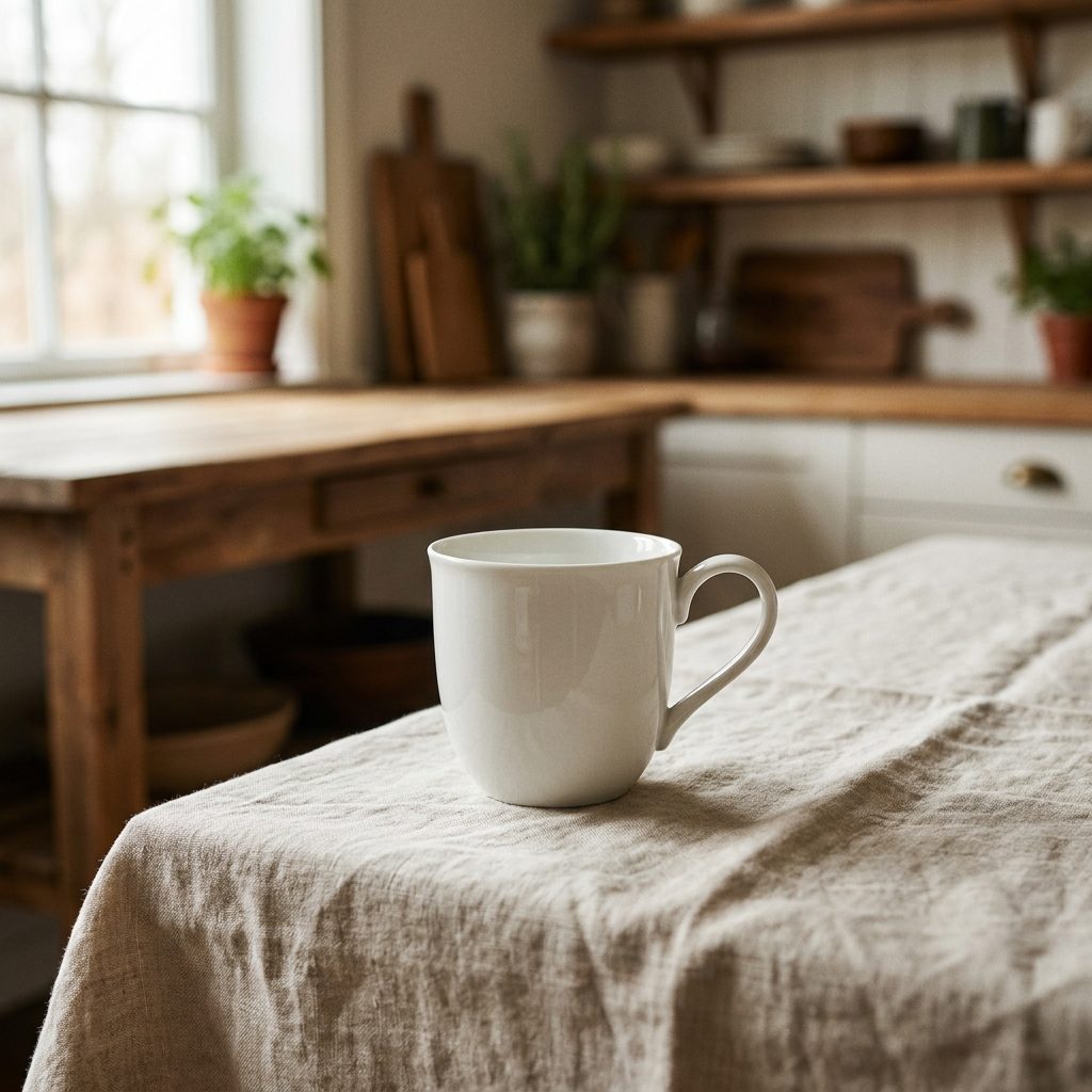 mug cafe en porcelaine Image