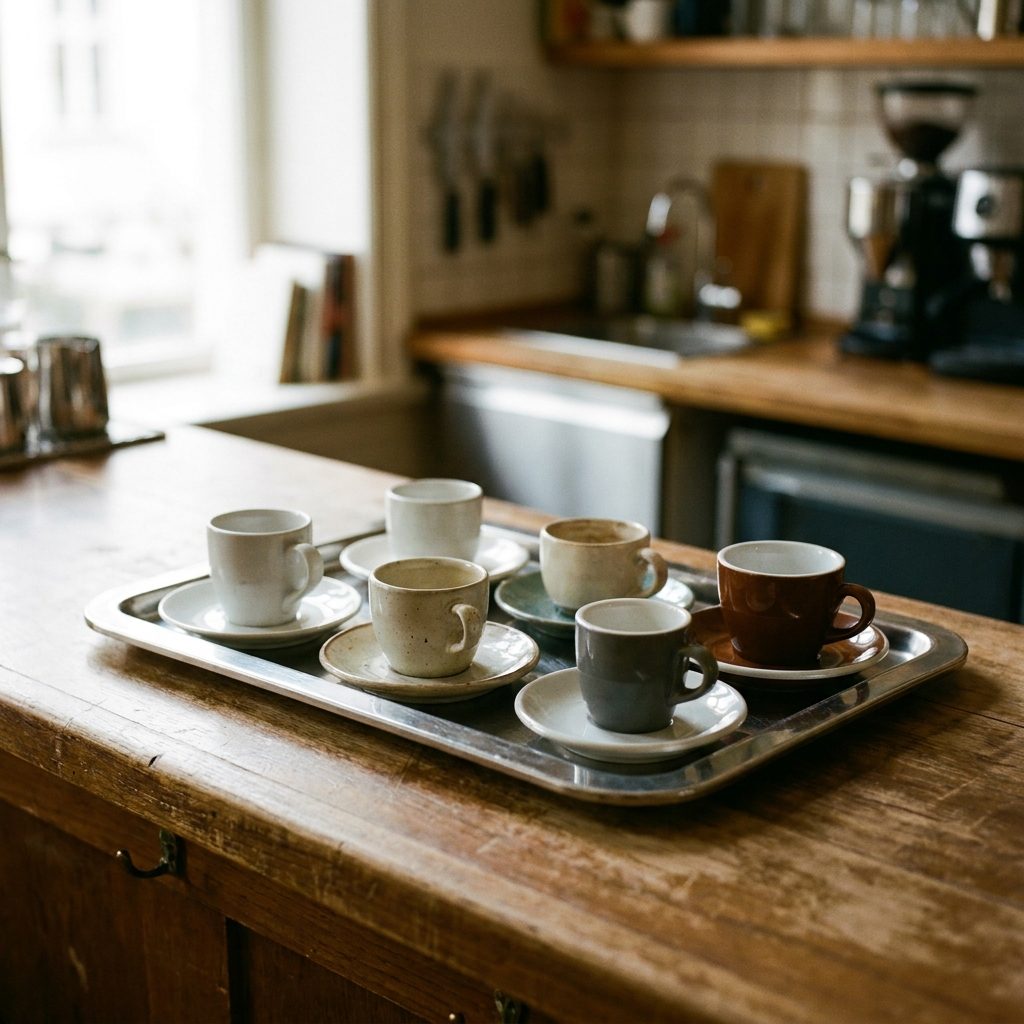 plateau de service inox Image
