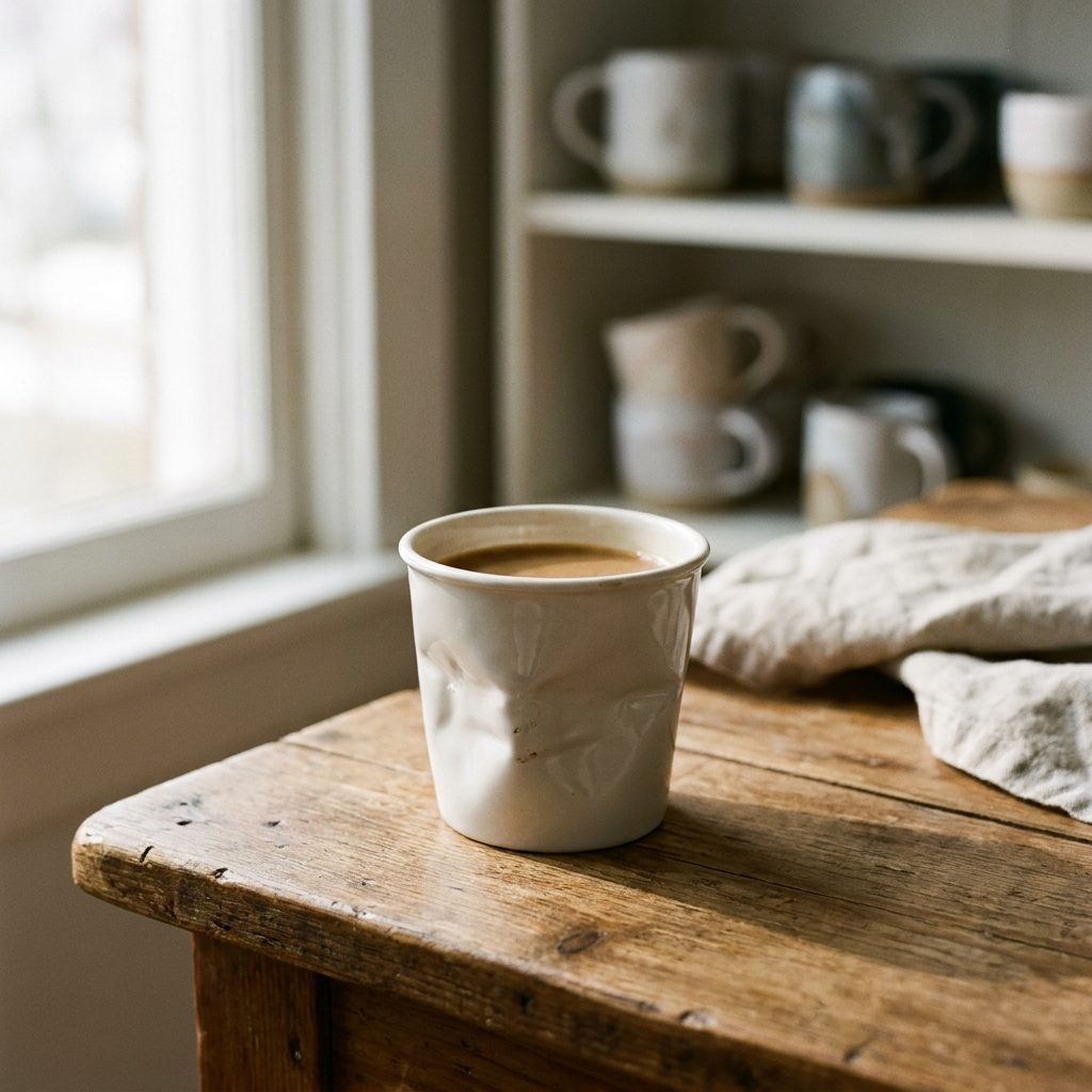 tasse a cafe effet froisse Image