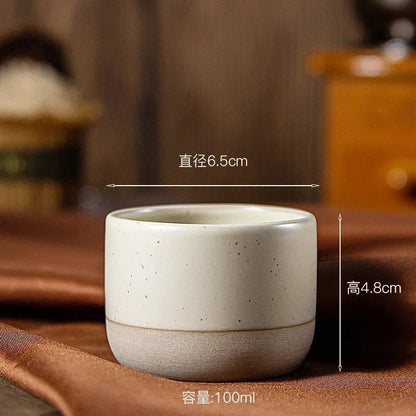 Tasse à Café en Céramique Wabi-Sabi 100/180/230 ml