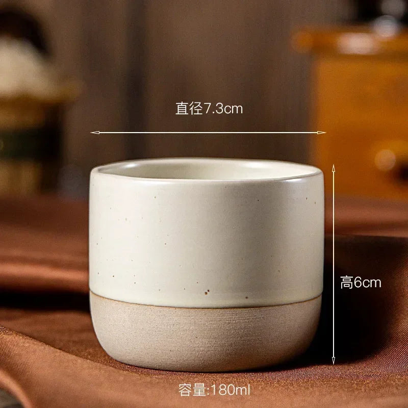 Tasse à Café en Céramique Wabi-Sabi 100/180/230 ml