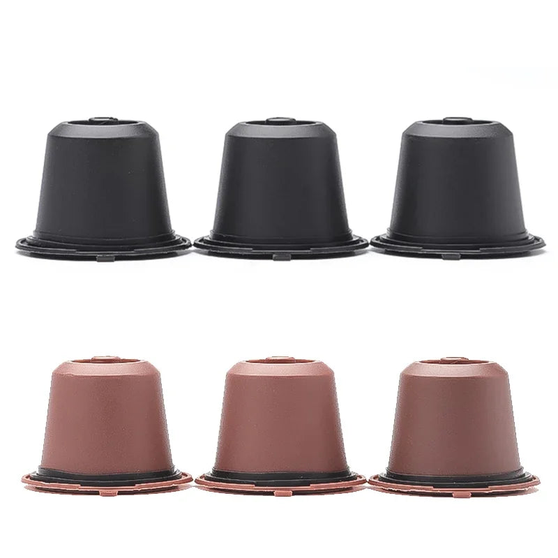 Capsules Réutilisables Cône Compatibles Nespresso Plastique et Inox