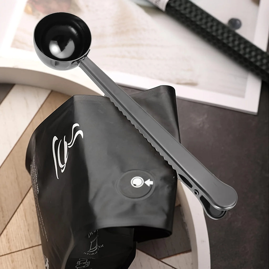 Cuillère Doseuse En Acier Inoxydable Avec Clip — photo 2