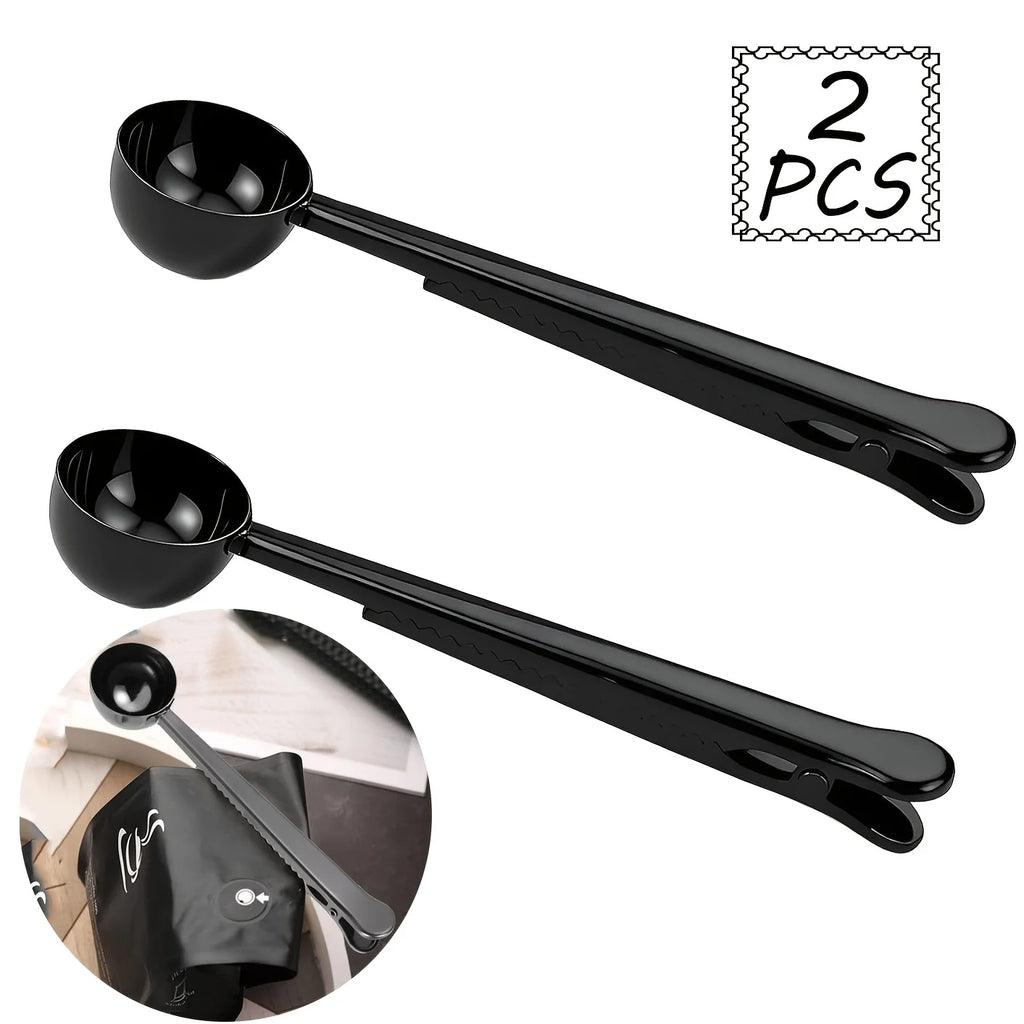 Cuillère Doseuse En Acier Inoxydable Avec Clip — 2 Pièces Noir, photo 9