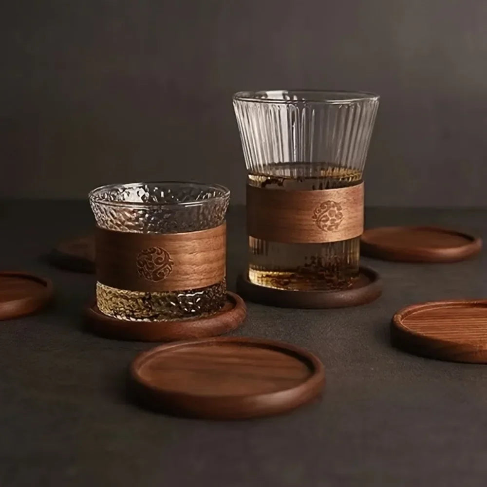 Dessous De Verre En Bois Rond Ou Carré