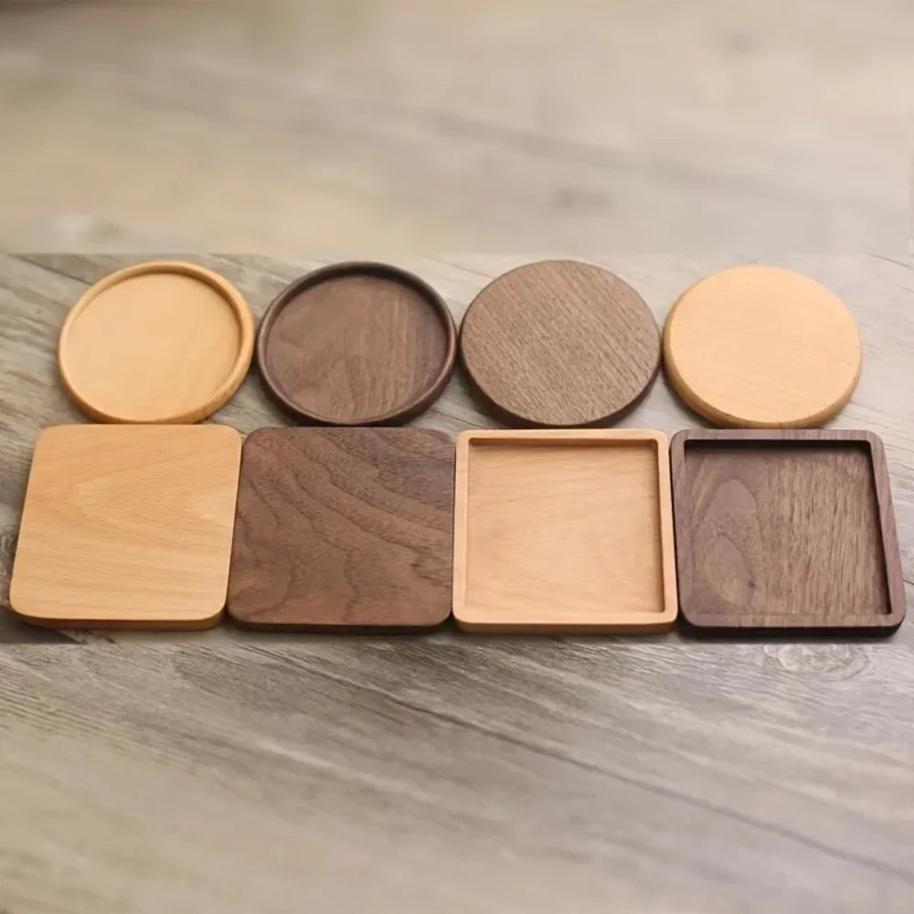 Dessous De Verre En Bois Rond Ou Carré
