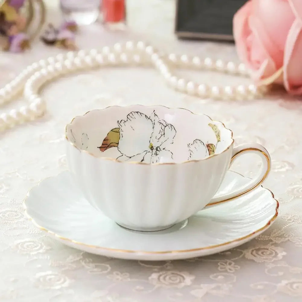 Ensemble De Tasses À Café En Céramique Style Britannique