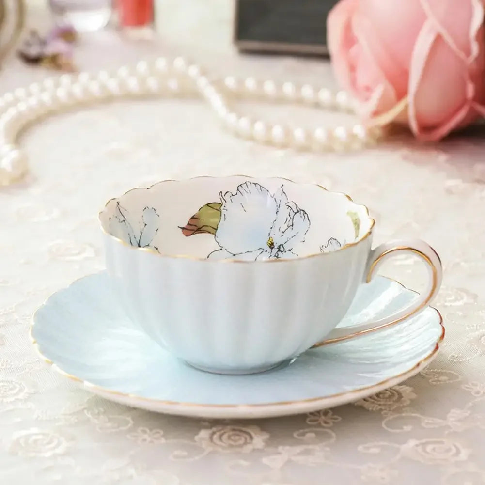 Ensemble De Tasses À Café En Céramique Style Britannique