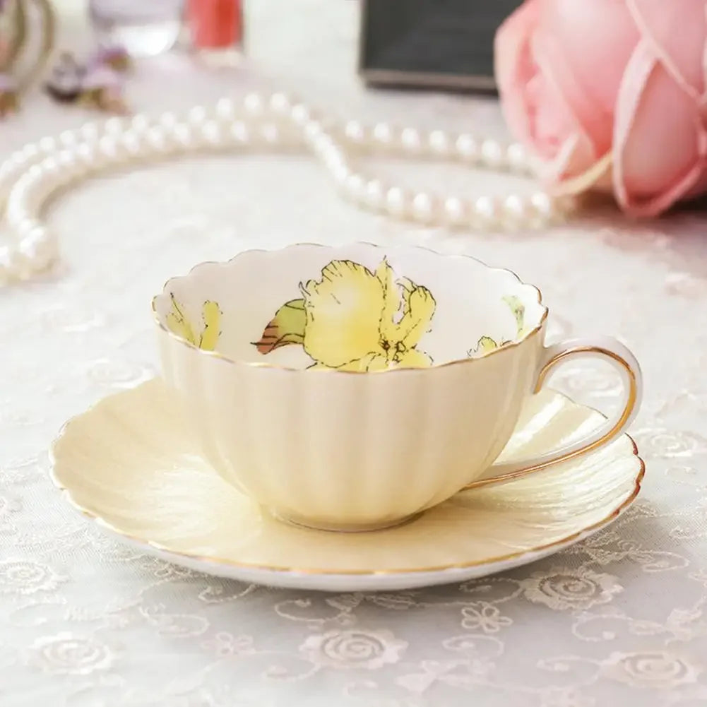 Ensemble De Tasses À Café En Céramique Style Britannique