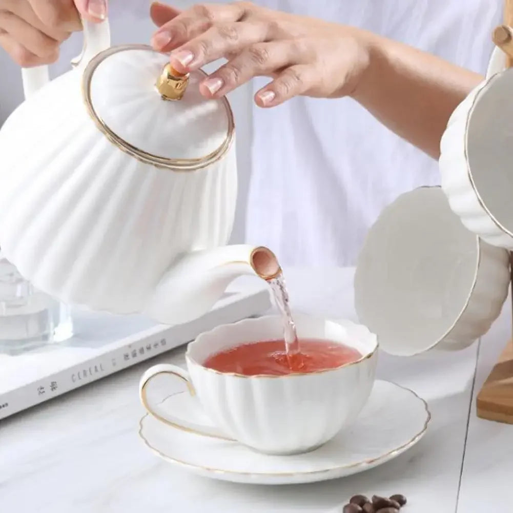 Ensemble De Tasses À Café En Céramique Style Britannique
