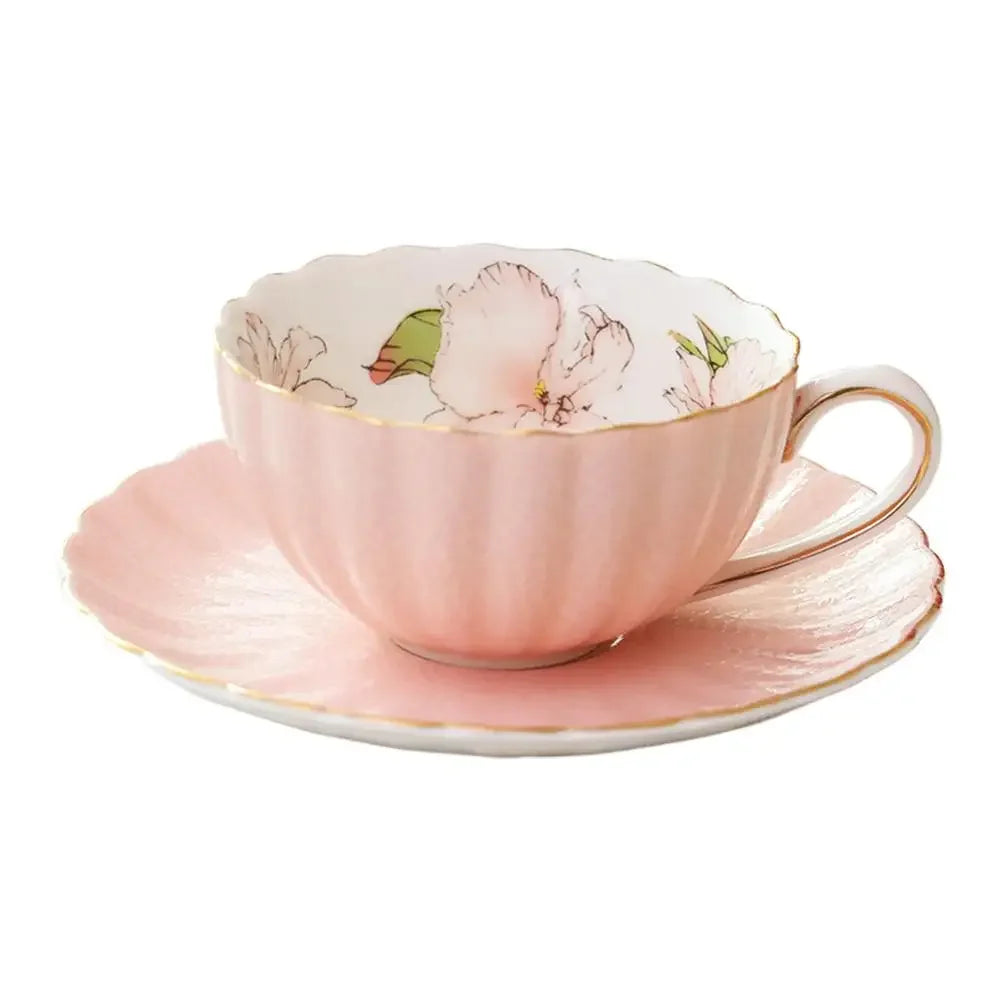 Ensemble De Tasses À Café En Céramique Style Britannique