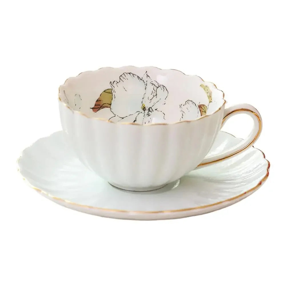 Ensemble De Tasses À Café En Céramique Style Britannique
