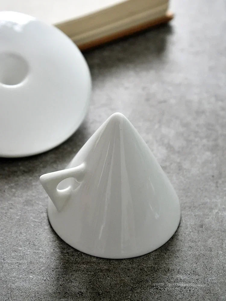 Ensemble Tasse À Café En Céramique Avec Soucoupe