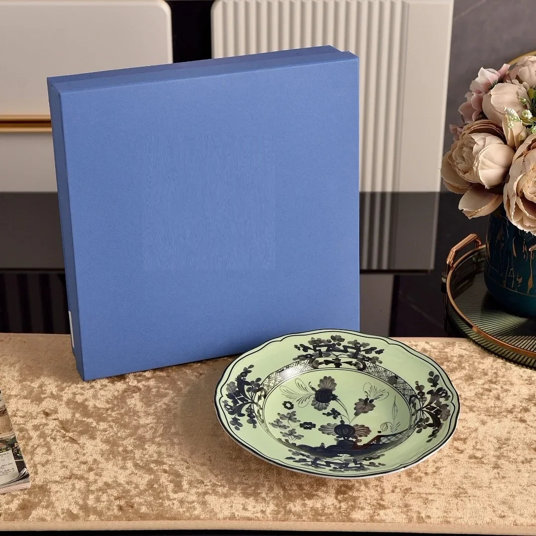 Ensemble Tasse à Café Et Soucoupe en Céramique Peinte