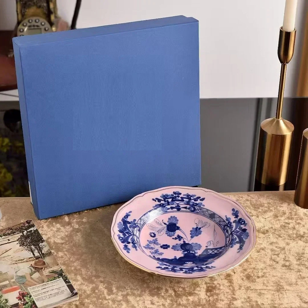 Ensemble Tasse à Café Et Soucoupe en Céramique Peinte