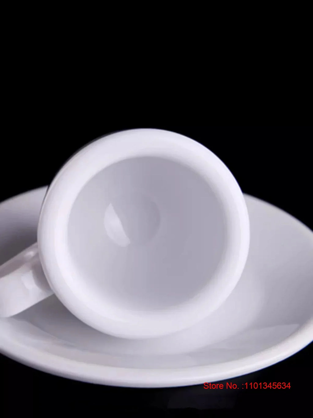 Ensemble Tasse Et Soucoupe À Expresso En Porcelaine