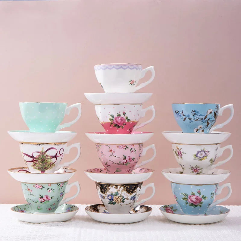 Ensemble Tasse Et Soucoupe En Céramique Style Palais