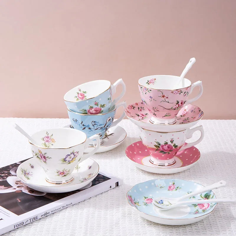 Ensemble Tasse Et Soucoupe En Céramique Style Palais