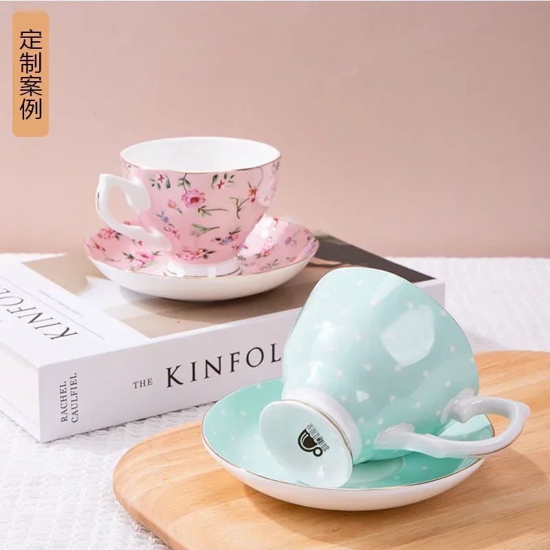 Ensemble Tasse Et Soucoupe En Céramique Style Palais