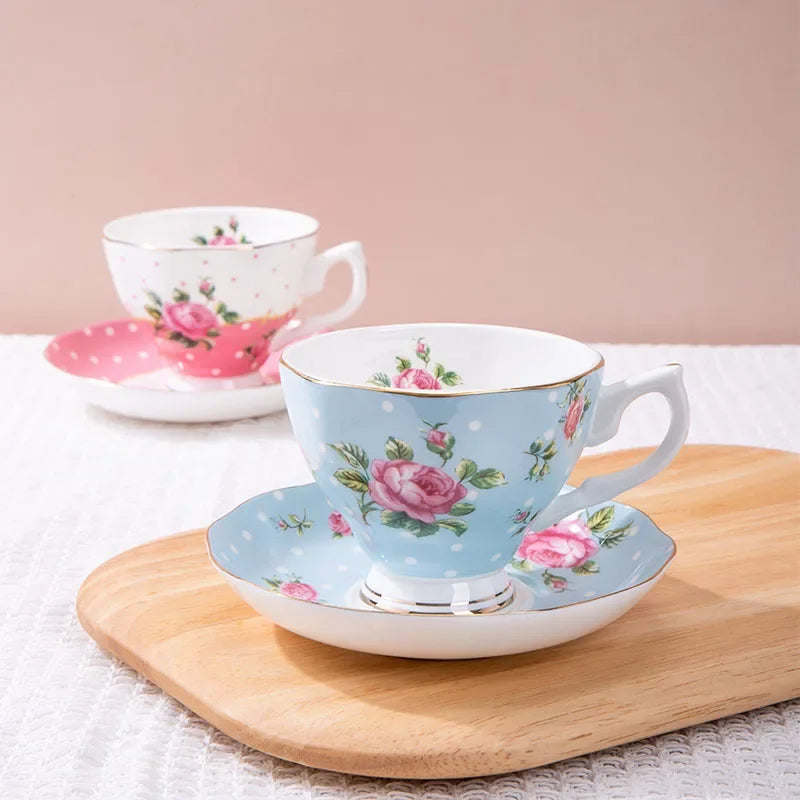 Ensemble Tasse Et Soucoupe En Céramique Style Palais