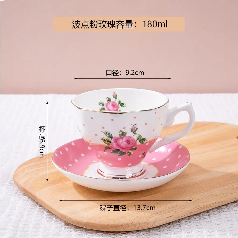 Ensemble Tasse Et Soucoupe En Céramique Style Palais