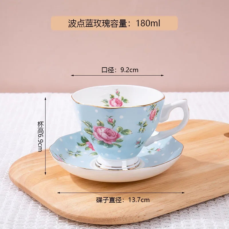 Ensemble Tasse Et Soucoupe En Céramique Style Palais
