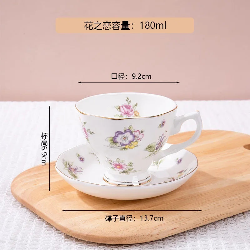 Ensemble Tasse Et Soucoupe En Céramique Style Palais