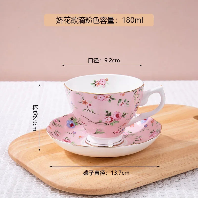 Ensemble Tasse Et Soucoupe En Céramique Style Palais