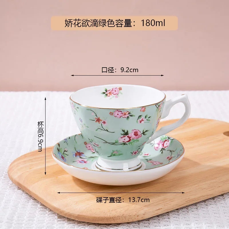 Ensemble Tasse Et Soucoupe En Céramique Style Palais