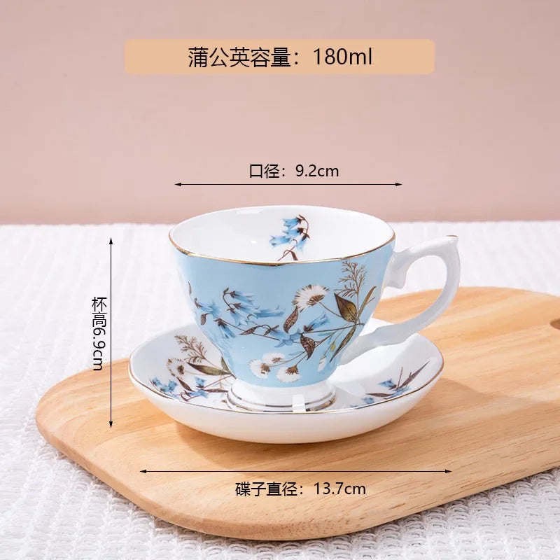 Ensemble Tasse Et Soucoupe En Céramique Style Palais