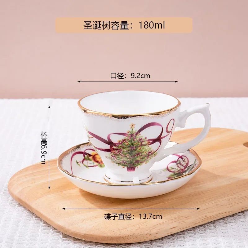 Ensemble Tasse Et Soucoupe En Céramique Style Palais