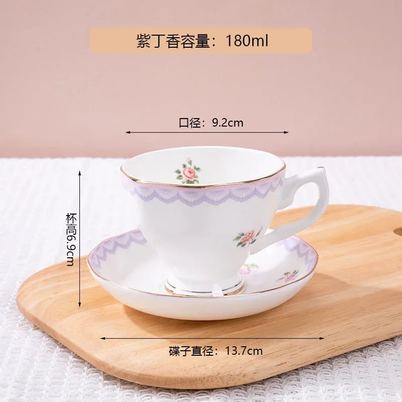 Ensemble Tasse Et Soucoupe En Céramique Style Palais
