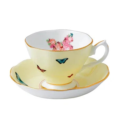 Ensemble Tasse Et Soucoupe En Céramique Style Palais