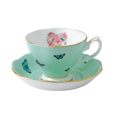 Ensemble Tasse Et Soucoupe En Céramique Style Palais