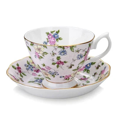 Ensemble Tasse Et Soucoupe En Céramique Style Palais
