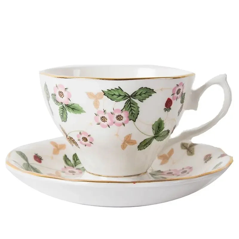 Ensemble Tasse Et Soucoupe En Céramique Style Palais