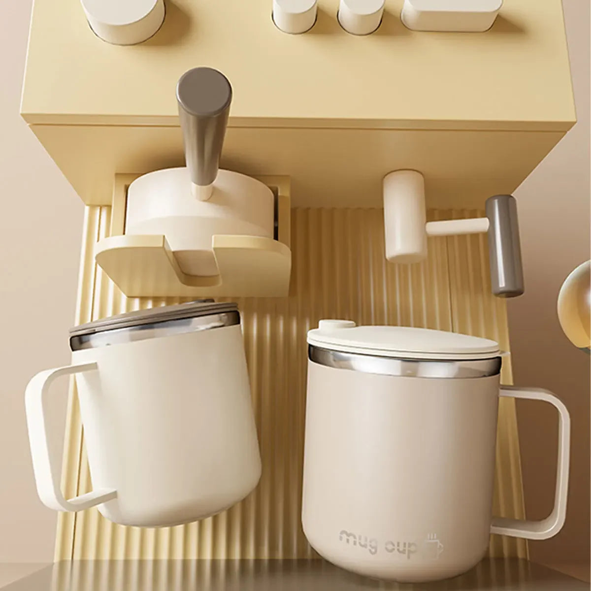 Mug Isotherme 400 Ml Acier Inox Double Paroi Avec Couvercle