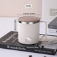 Mug Isotherme 400 Ml Acier Inox Double Paroi Avec Couvercle