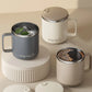 Mug Isotherme 400 Ml Acier Inox Double Paroi Avec Couvercle