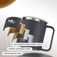 Mug Isotherme 400 Ml Acier Inox Double Paroi Avec Couvercle