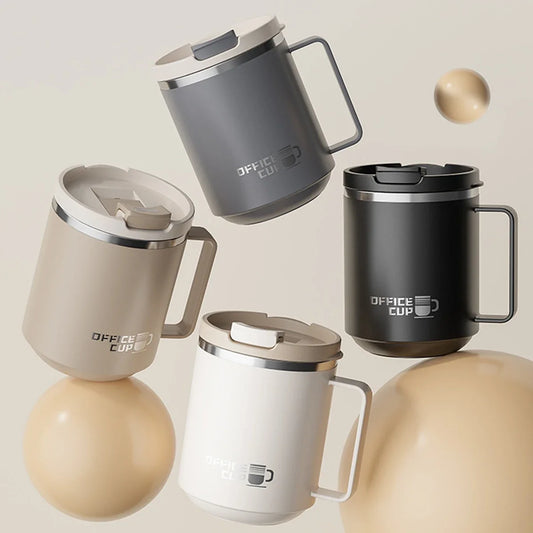 Mug Isotherme en Acier Inoxydable 304 Avec Poignée 500 ml