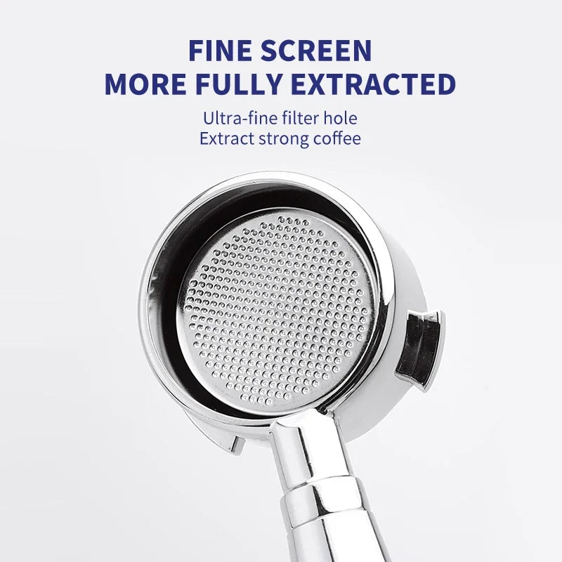 Panier Filtre Café Acier Inox pour Porte-Filtre sans Fond 51/54/58 mm