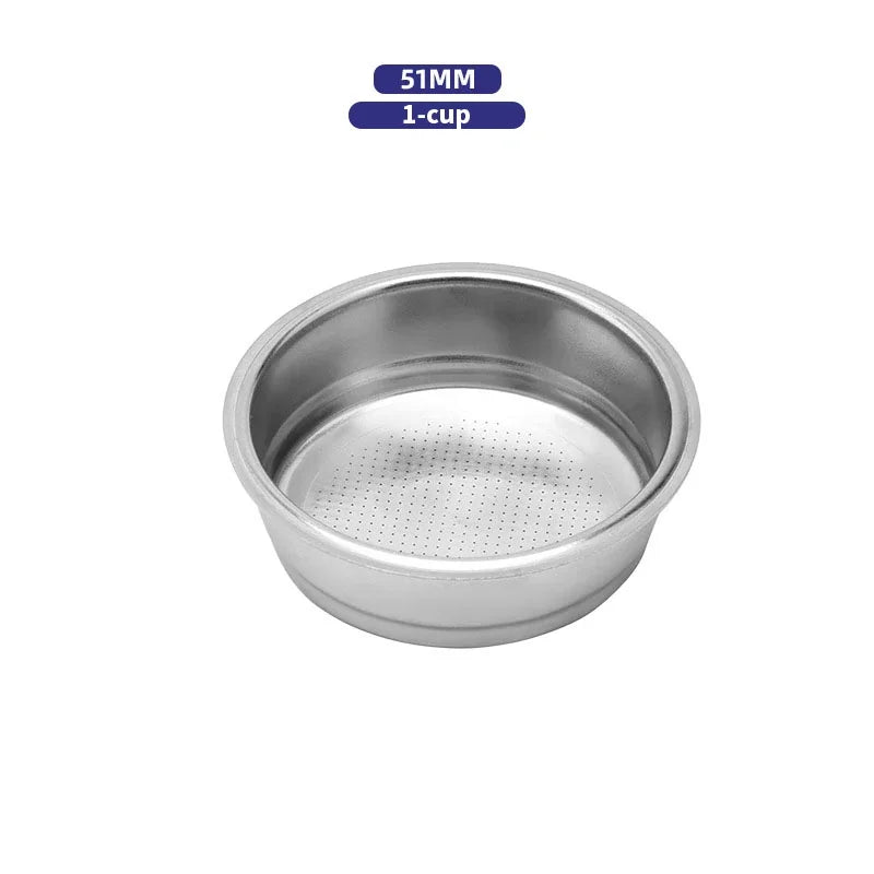 Panier Filtre Café Acier Inox pour Porte-Filtre sans Fond 51/54/58 mm