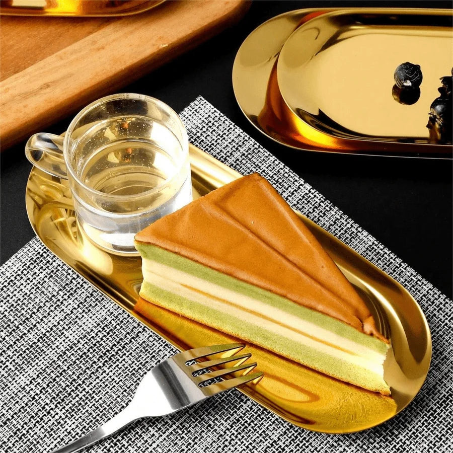 Plaque Ovale en Acier Inoxydable pour Barbecue — photo 6