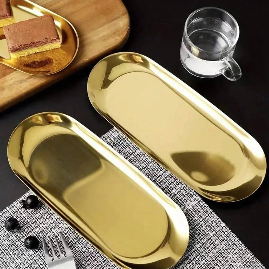 Plaque Ovale en Acier Inoxydable pour Barbecue — photo 7