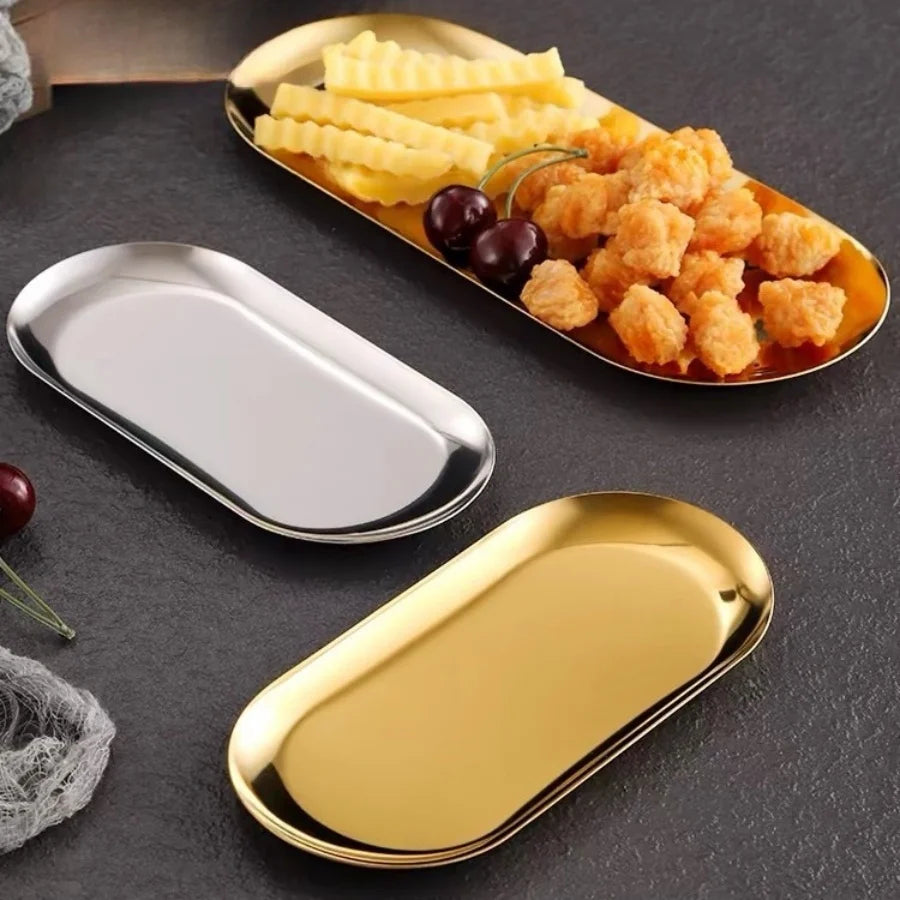 Plaque Ovale en Acier Inoxydable pour Barbecue — photo 9