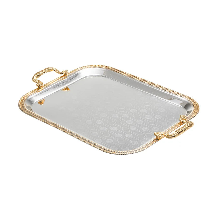 Plateau De Luxe Électroplaqué Pour Déco Et Service — photo 3