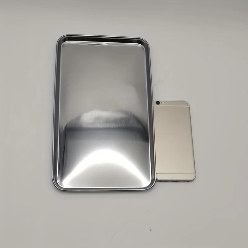 Plateau De Service Rectangulaire En Acier Inoxydable — photo 7