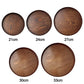 Plateau de Service Rond de Bois Style Vintage